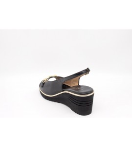 DONNA SOFT Zeppe in pelle