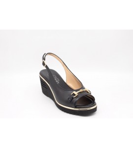 DONNA SOFT Zeppe in pelle