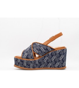 GAUDI' Sandali platform jacquard