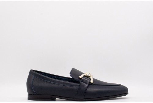 Mocassino blu elegante sales