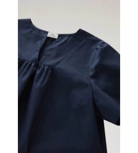 WOOLRICH Blusa in popeline di puro cotone
