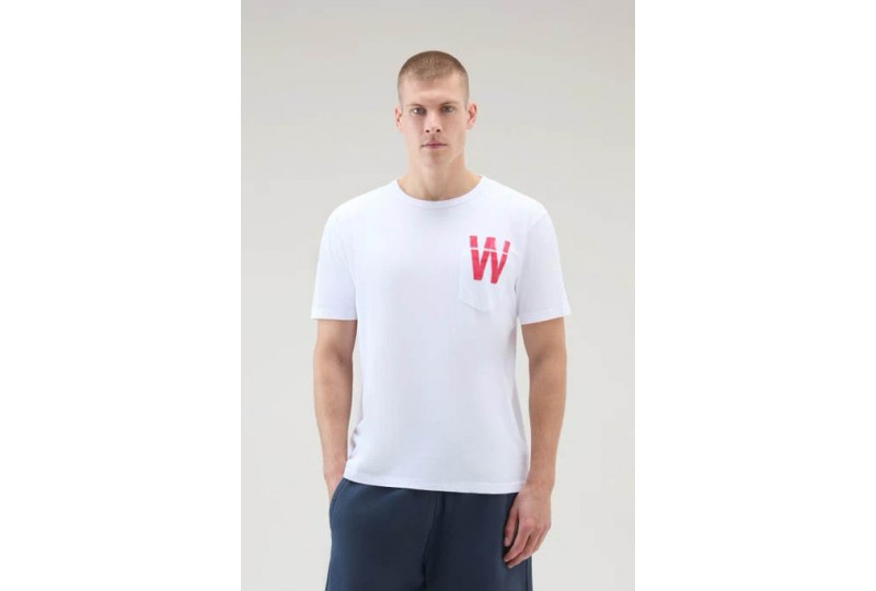 WOOLRICH T-shirt in puro...