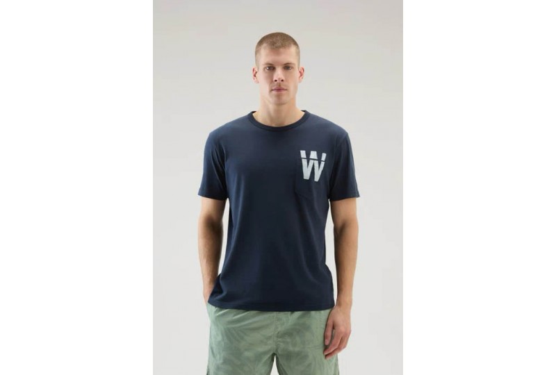 WOOLRICH T-shirt in puro...