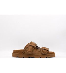 MOU Low bio sandal two buckles monochrome