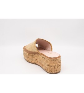 COCCINELLE Sandalo con zeppa donna