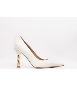 WO MILANO Decollete donna nappa white