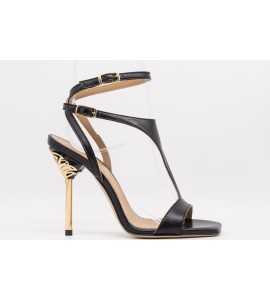 WO MILANO Sandalo donna nappa nero