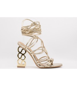 WO MILANO Sandalo donna vigor platino