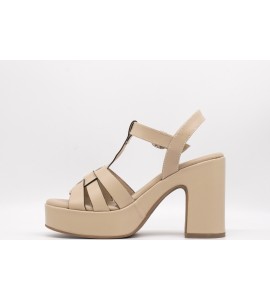 NERO GIARDINI Sandali donna in pelle