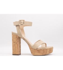 NERO GIARDINI Sandali donna in pelle