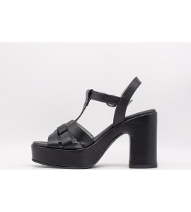 NERO GIARDINI Sandali donna in pelle