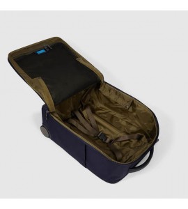 PIQUADRO Trolley cabina underseater in tessuto riciclato