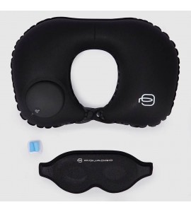 PIQUADRO Set da viaggio con cuscino da collo gonfiabile