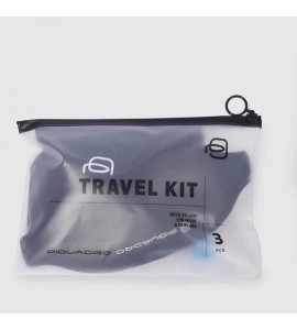 PIQUADRO Set da viaggio con cuscino da collo gonfiabile