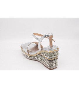 ALMA EN PENA Zeppa con suola strass