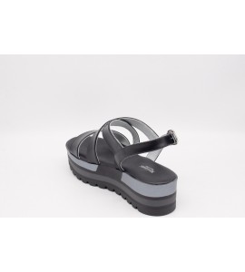 NERO GIARDINI Sandali donna in pelle