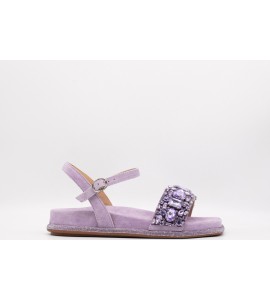 ALMA EN PENA Sandalo basso con fascia strass