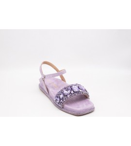 ALMA EN PENA Sandalo basso con fascia strass