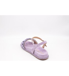 ALMA EN PENA Sandalo basso con fascia strass