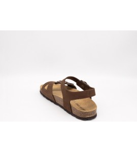 GRUNLAND Sandalo basic in pelle | SARA