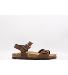GRUNLAND Sandalo basic in pelle | SARA