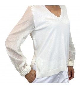 GRAN SASSO Maglia scollo a V