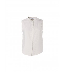 GRIFONI camicia Smanicata Balzine Ricamate
