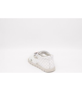 FALCOTTO Sandaletto bimba Mirard white-cipria