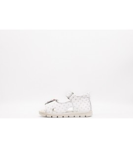 FALCOTTO Sandaletto bimba Mirard white-cipria
