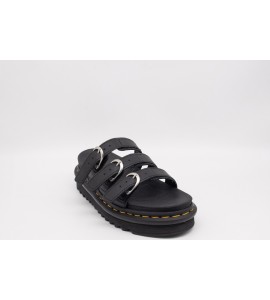 DR. MARTENS SANDALI A CIABATTA BLAIRE IN PELLE
