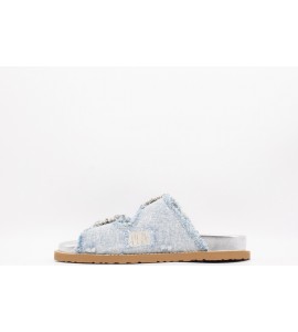 CORAL BLUE SANDALO GIOIELLO INTRECCIO DENIM