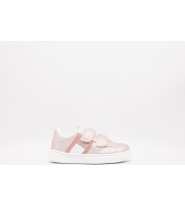 TOMMY HILFIGER SNEAKERS IN VELCRO CON BANDIERA LUCIDA IN TONO