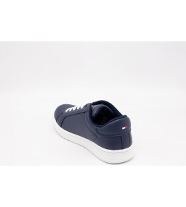 TOMMY HILFIGER SNEAKERS IN PELLE LISCIA BLU
