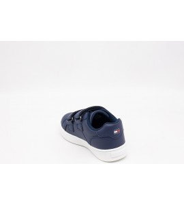 TOMMY HILFIGER SNEAKERS IN VELCRO BLU CON DETTAGLIO BANDIERA