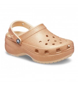 CROCS Classic Platform Glitter Clog W