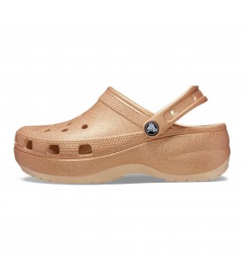 CROCS Classic Platform Glitter Clog W