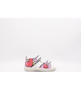 FALCOTTO Sandaletto bimba Looveli white multi