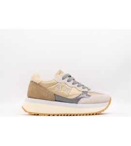 SUN 68 BIG ALLY WINTER BIANCO PANNA Sneakers donna