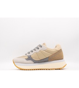 SUN 68 BIG ALLY WINTER BIANCO PANNA Sneakers donna