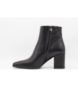 ALBANO Tronchetto in pelle nero