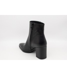 ALBANO Tronchetto in pelle nero