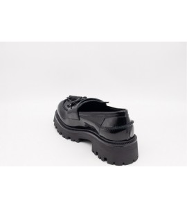 VSL Mocassino donna in pelle con nappine