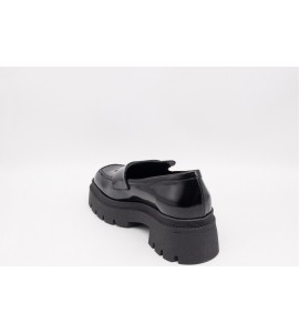 VSL Mocassino donna in pelle nero