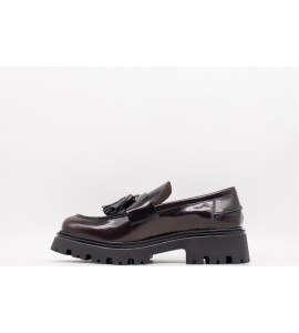 VSL Mocassino donna in pelle con nappine