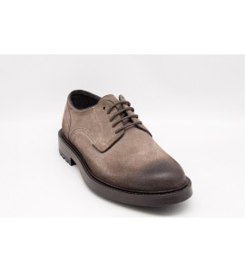 EXTON Derby Uomo Camoscio Anticato Taupe
