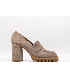 L'AMOUR Mocassino in pelle scamosciata