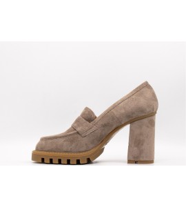 L'AMOUR Mocassino in pelle scamosciata