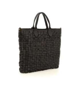 CAMPOMAGGI BORSA SHOPPING INTRECCIATA