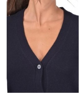 GRAN SASSO CARDIGAN 3 FILI IN MISTO CASHMERE