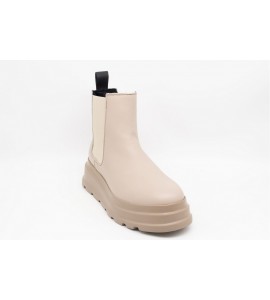 FRAU Beatles in pelle con suola platform